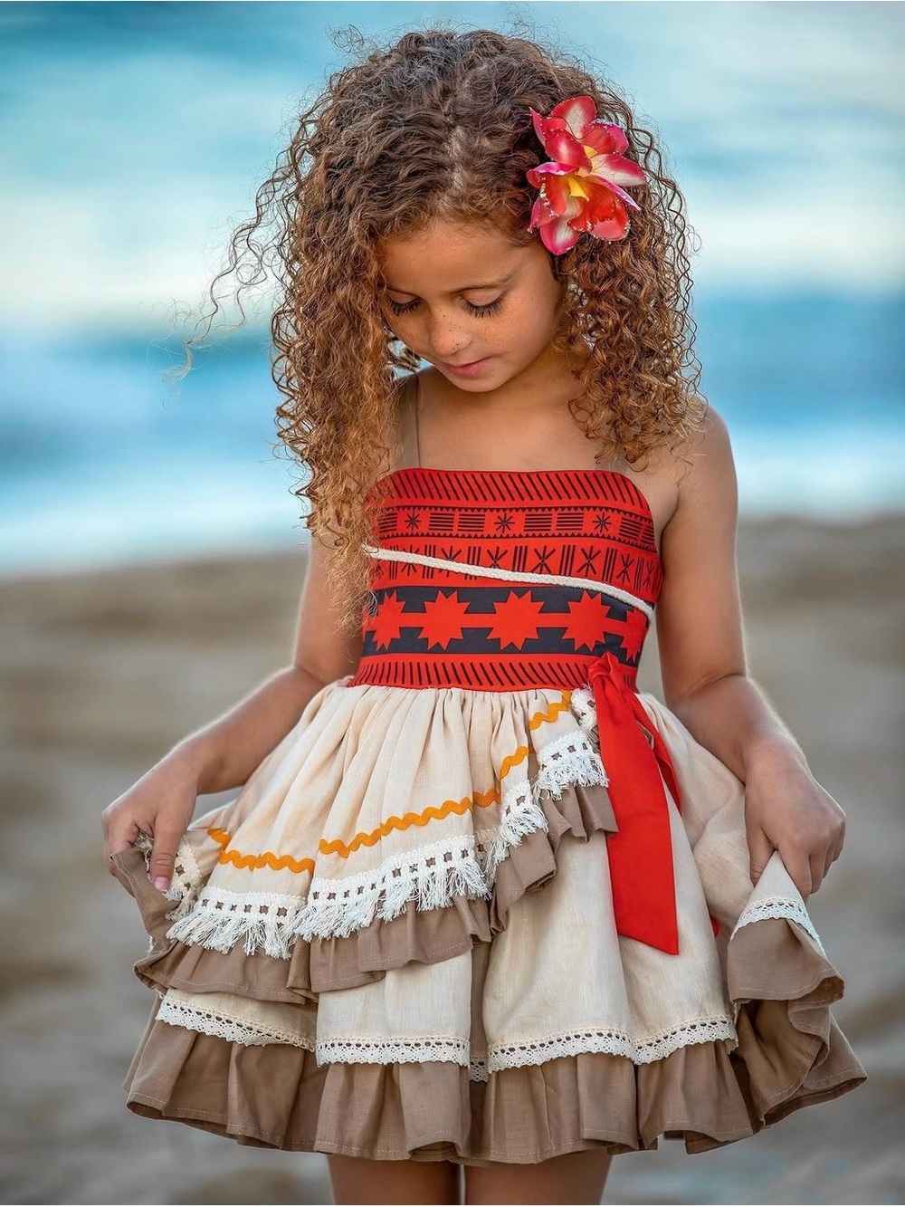 Bitty Bundles of Joy Polynesian Princess Dress Size 5 – Like New